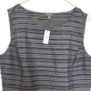 NWT Talbots Sleeveless black top  size 12